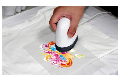 2023 New Portable Mini Iron Heat Press Machine Short Sleeve DIY Label Hot Stamping Machine T-Shirt Printing Easy Heating Transfe
