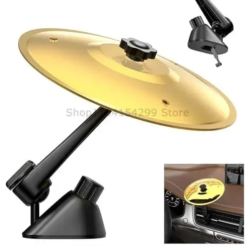Universal Mini Drums Colliding With Cymbals Vent Decoration For Car Rugged Automotive Interior Accessories Crash Proof Design
