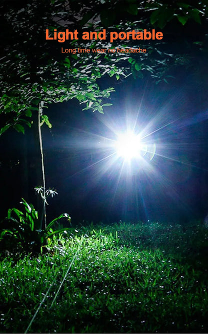 Strong Light Headlamp Mini Led Night Fishing Powerful Torch Head Lamp Outdoor Waterproof Camping Portable LED Sensor Headlamps