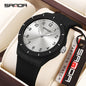 SANDA New Fashion Man Sports Watches Unisex Quartz Watch Simple Waterproof 50M Night Light Men Woman Student Gift Silicone Watch