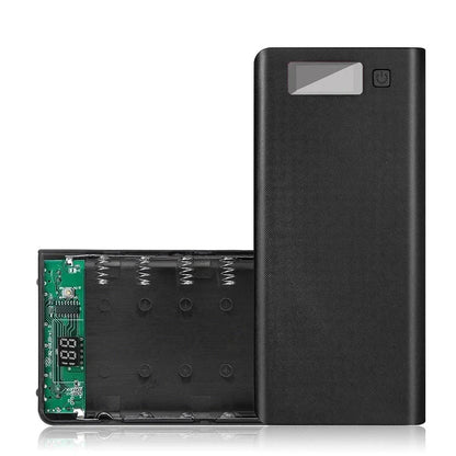 8×18650 Battery Box LED Power Bank Shell Case Dual USB Charging Storage Box Portable Battery Holder Mobile Phone Charger Case