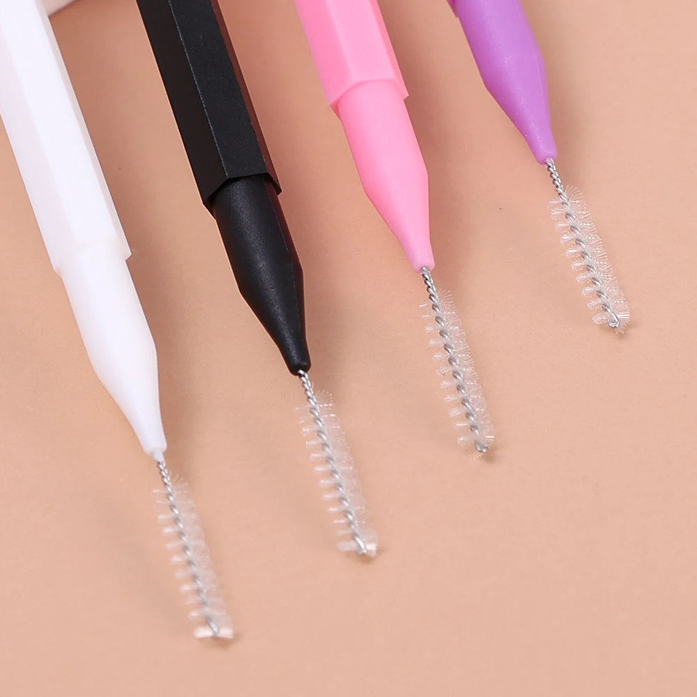 20/50PS Portable Mini Eyebrow Brushes Disposable Eyelash Brow Lifting Brush Applicators Lash Extension Comb Beauty Makeup Tools