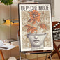 D-Depeche-Mode Singer Star Anime Posters Room Bar Cafe Room Decor Canvas Painting
