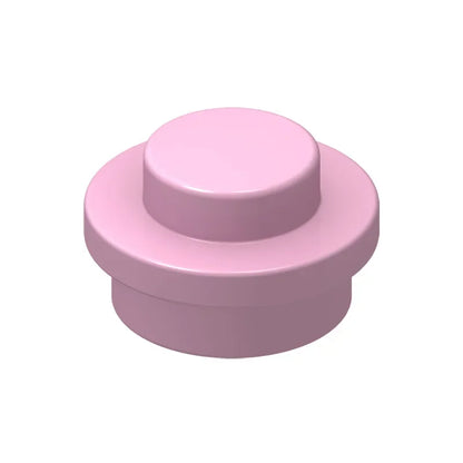 100PCS PLATE 1X1 ROUND Compatible With 4073 Round & Angles MOC Self-Locking Bricks Building Blocks Toys Accessories