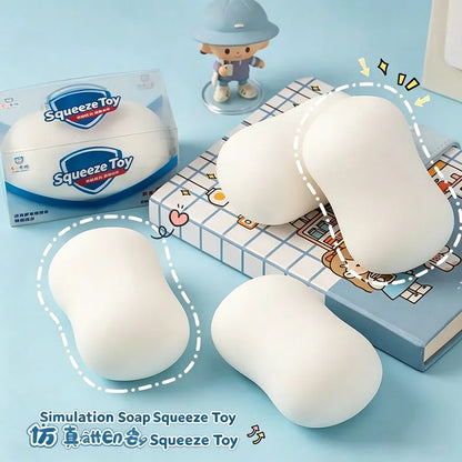 Hot Squishy Soap Party Favors Gifts Simulated Soap Anti-Stress Fidget Toy Squishy Soap Desktop Accessiories Birthday Party Gifts