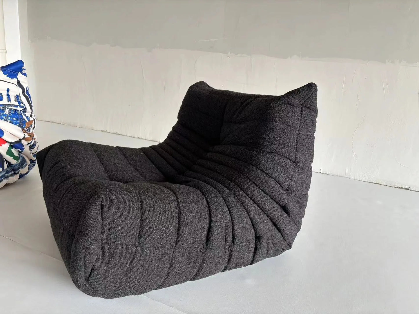 Caterpillar Single Sofa Lazy Couch Tatami Living Room Bedroom Lovely Leisure Single Chair Reading Chair Balcony Rocking Chair
