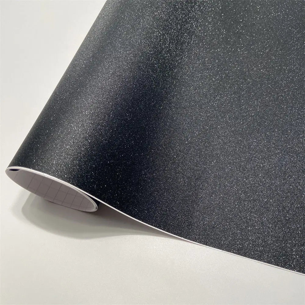 Diamond Sparkle Sandy Vinyl Wrap Film Leather Crocodile Car Wrapping Foil Sticker Bike Console Computer Laptop