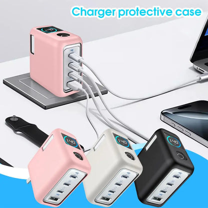 Soft Silicone Protective Case For Anker Zolo 140W Power Bank Portable Travel Shockproof Waterproof Carrying Protective Case