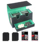 MTG Commander Deck Box with Card Tray & Accessories Drawer, Storage for Double Sleeved Cards, Durable Design