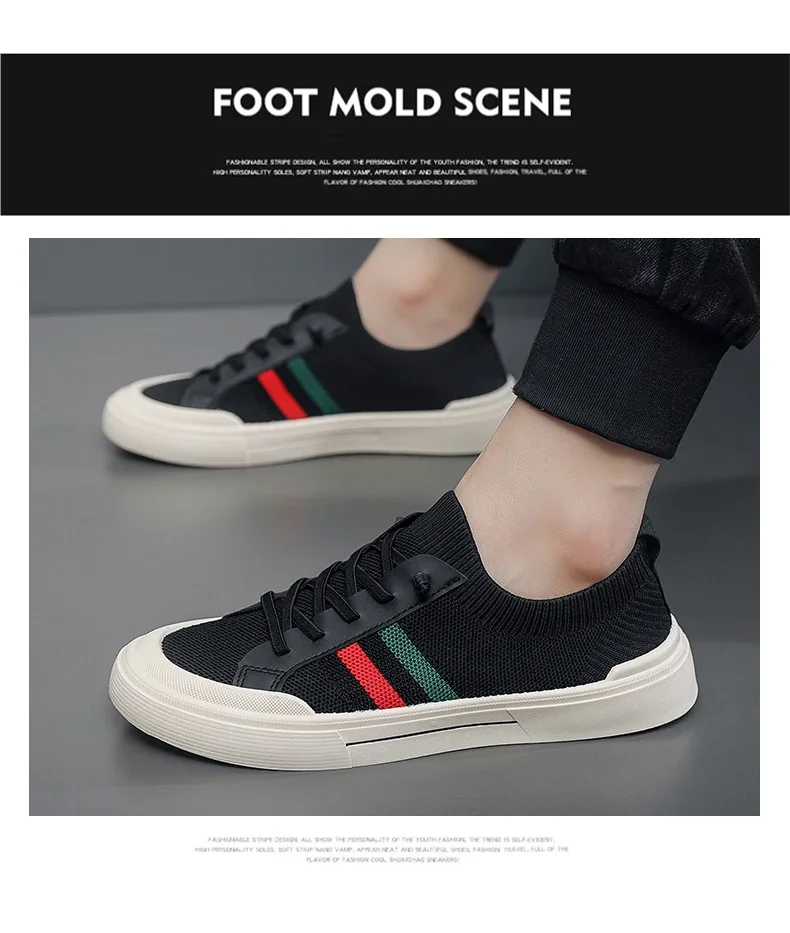 Men's breathable mesh casual shoes  summer lightweight soft soled comfortable outdoor walking shoes youth versatile trendy shoes