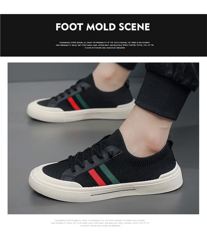 Men's breathable mesh casual shoes  summer lightweight soft soled comfortable outdoor walking shoes youth versatile trendy shoes