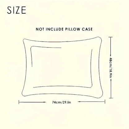 1pc 48x74cm Twisted Hotel Star Home Use Pillow Core - Soft Supportive Bed Pillows,Suitable For Dormitory Single Bed Pillow Cores