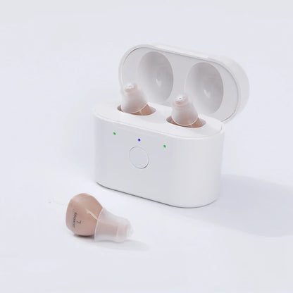 Invisible Rechargeable Sound Amplifier C400 Best Hearing Aids for Deafness Elderly Adjustable Micro Hearing Aid