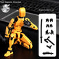 Multi-Jointed Movable Shapeshift Robot Magnetic Attraction 3D Printed Mannequin Dummy 13 Action Figures Toys For Children Adult