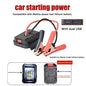 For Makita Car Battery Jump Starter Lithium Emergency Power Bank with Thickened Copper Clips with Dual USB Charging Ports