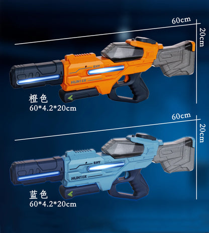 Electric Water Gun Large Capacity Squirt Gun Pulse Continuous Firing Watergun Integrated Manual and Automatic Water Gun Pool Toy