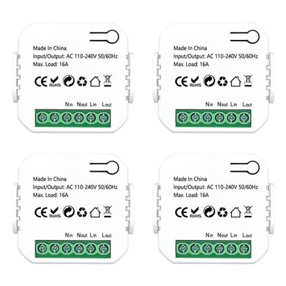 ZigBee Socket Switch Tiny Module Smart App Energy Monitor Timer 16A Overload Protect Supports Google Home Alexa