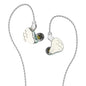 KBEAR Lark 1DD+1BA Hybrid IEM HiFi Earphones Zinc Alloy Shell 10mm Dynamic Driver Wired Headphones with Detachable 2Pin for Audiophile & Studio