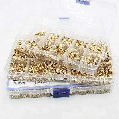 Heat Set Inserts Tool M2 M3 M4 M5 Brass Threaded Insert Nut Digital Soldering Iron for 3D Printing Plastic PCB Welding Press Nut