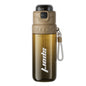 750ML Portable Mist Spray Water Bottle with Straw Double Drinking Sports Bottle for Office School Travel Gym Yoga
