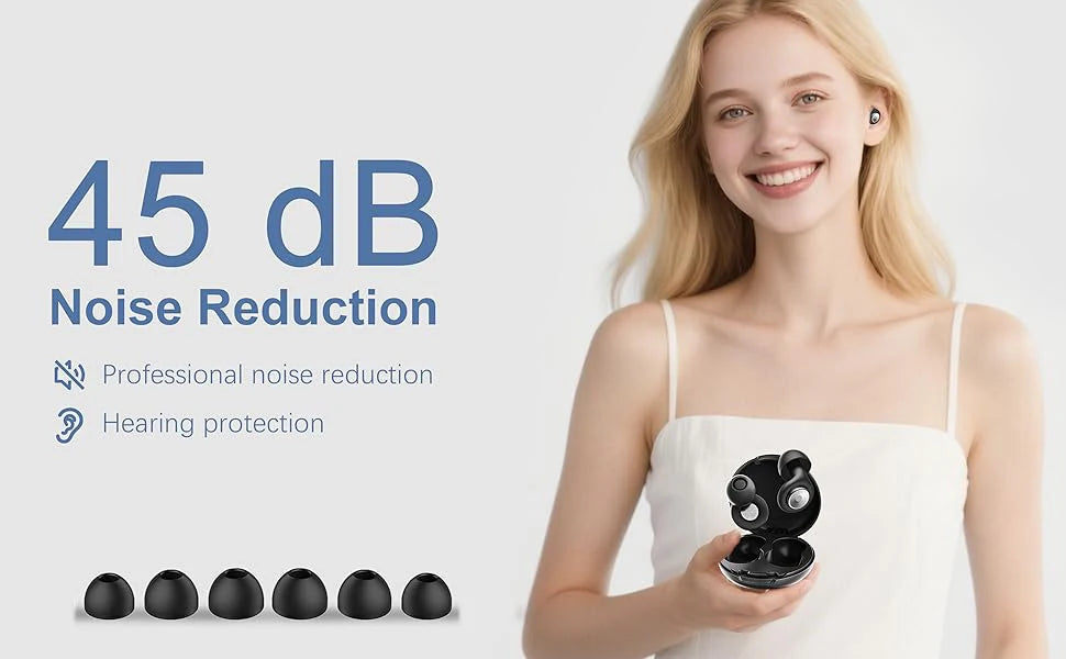 Ear Plugs for Sleeping Noise Cancelling EarPlugs for Noise Reduction Perfect for Focus and Relaxation/Work, Travel, Airplane