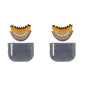 Ergonomic Contour Facial Brush Manual Lymphatic Drainage Massager Soft Bristles for Facial Cleansing And Shaping