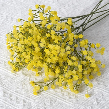 Artificial Plastics Gypsophila Flower Outdoor Garden Party Courtyard Home Vases Table Wedding Bridal Bouquet DIY Gifts Accessory