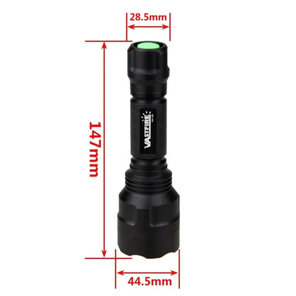 Blue/395nm UV Flashlight Ultraviolet Nail Lamp Torch Curing Cat Tinea Pet Urine Stain Marker Leakage Ore Money Scorpion Light
