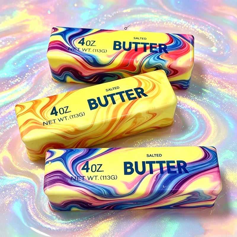 Squishy Soft Colorful Butter Squishy Fidget Toys Slow Rising Squeeze Vent Toy Squish Anti-Stress Autism Sensory Toy Gift Idea
