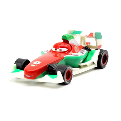 Disney Pixar Cars Lightning McQueen Storm Jackson Mack Container Truck 1/55 Ratio Die Casting Alloy Car Model Toys Truck Gifts