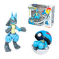 Pokemon ball deform Figure Pikachu Charizard Venusaur Blastoise Gyarados Solgaleo Lunala Action Figurine pokeball poke child Toy