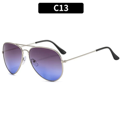 New Double Bridge Sunglasse for Woman Men Alloy Frame 2026 Gradient Lens Sun Glasses Female Oculos Male Outdoor Fashion Eyewear