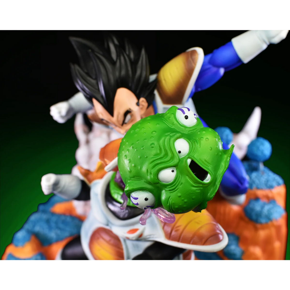 21cm/8.26in Anime Dragon Ball Z Figure Vegeta VS Guldo Action Figure Ginyu Force Statue Collectible Model Toys Gift