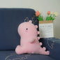 Color dinosaur plush toy,Squishy Dinosaur Doll Plush Toy, Sitting Soft Dino Plushie Colorful Little Cartoon Kawaii Animal Peluch