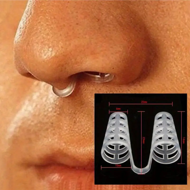 Mini Anti-Snoring - Soft Silicone Nasal Expander, Comfortable to Wear, Reusable and Washable for a comfortable sleep