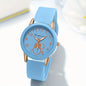 Casual Candy Color Silicone Band Women Watches Round Pointer Ladies Quartz Wrist Watch Reloj Mujer Girls Clock Gift