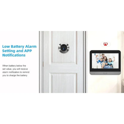 Door Camera Icam365 Peephole camera home wireless phone  4.3 Screen Night PIR wifi wireless Security protection Smart home