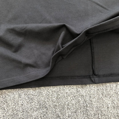 Yao Fashion HipHop Street Style Loose Baggy Casual Solid Color Unisex Tops Tanks Kanye West High Quality1:1 T Shirt For Men