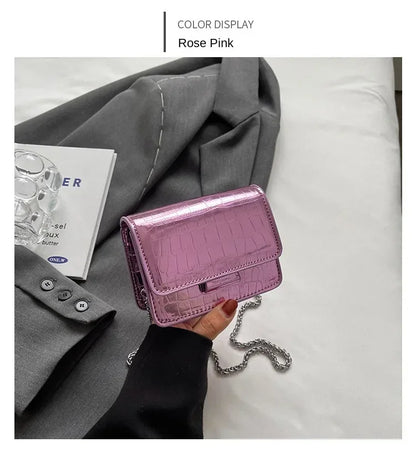 This Year's Popular Super Popular Small Bag 2024 Summer Popular Versatile Chain Messenger Bag Fashion Mini Square Sling Bag