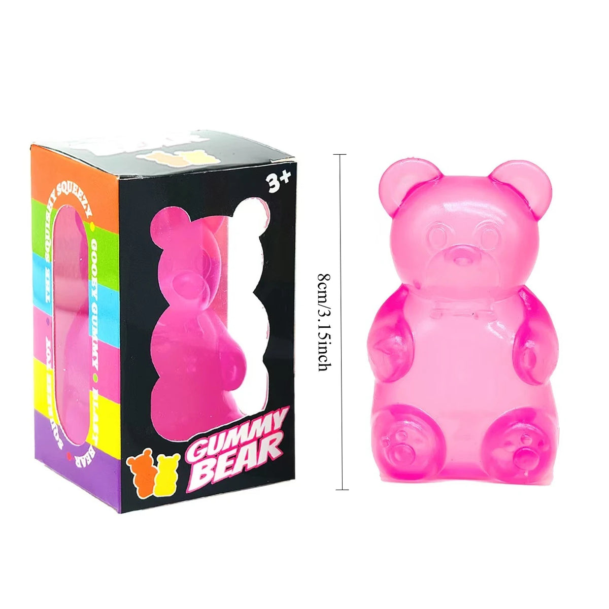 Schylling Needoh Nice Cube Sensory Nice-Sicle Stress Relief Squishy Cube Anti-Anxiety Squeeze Object For Focus ADHD Population