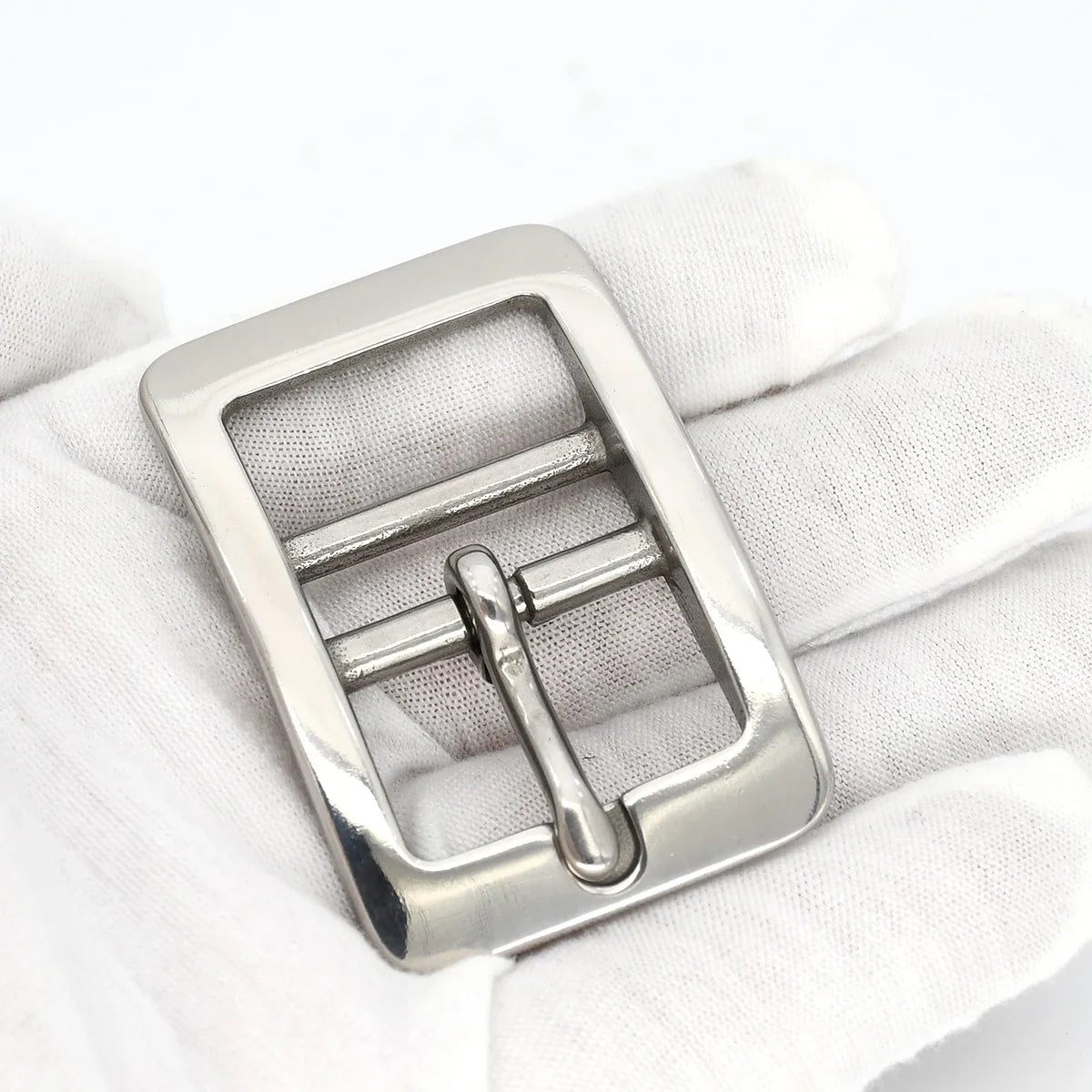 1pieceStainless Steel Adjustable Belt Buckle Double-bar Pin Buckle Tri-glide Slider Horse Halter Harness Accessories Parts