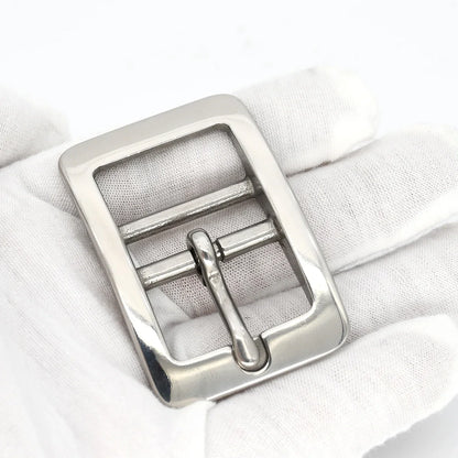 1pieceStainless Steel Adjustable Belt Buckle Double-bar Pin Buckle Tri-glide Slider Horse Halter Harness Accessories Parts