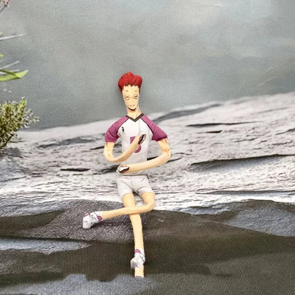 Anime Haikyuu Hinata Shoyo Kozume Kenma Cosplay Cotton Doll Iron Wire Skeleton Twistable Abstract Cartoon Figure Funny Dolls
