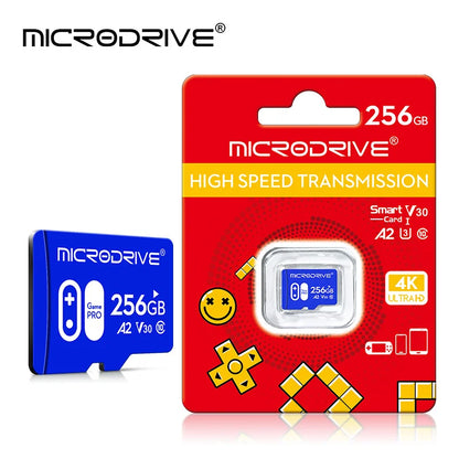 V30 U3 High Speed Memory Card 32GB 64GB 128G 256GB Flash UHS-3 Micro Mini SD Card For 4K Camera / TV / Nintendo Game / Gopro UAV