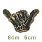 Cross Skull Finger Skeleton Tactical Clothes Vest Backpack Templar Knight Ride Bounty of Hunter Ranger Tags Magic Patch