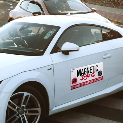 Custom Magnetic Vehicle Signs and Personalized Car Magnets—Perfect for Commercial Use—Including Vibrant, Full-Color Truck Magnet