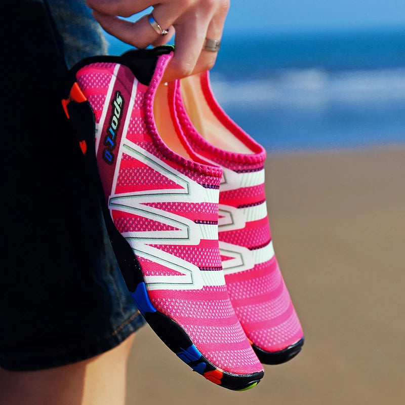 Men Water Swimming Shoes Women Sneakers Barefoot Beach Sandals Upstream Aqua Shoes Quick-Dry River Sea Diving Surfing Seaside