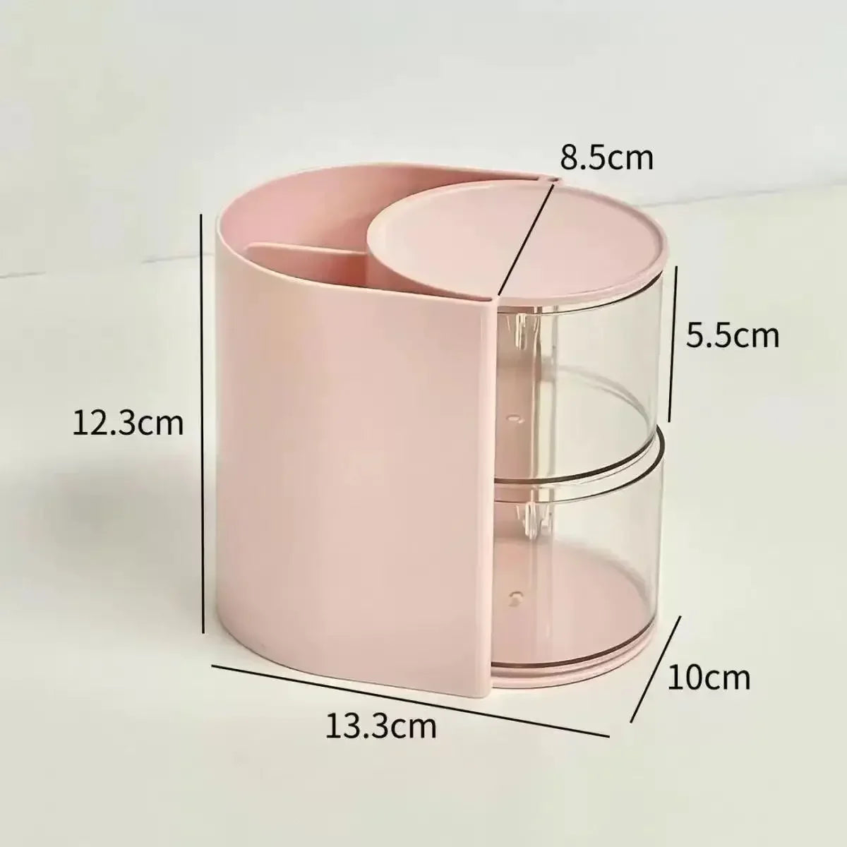 Hair Accessories Organizer Acrylic Storage Box Clear Hair Tie Organizer for Headband Makeup Brush Holder Desk Jewelry Organizer