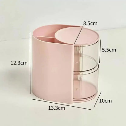 Hair Accessories Organizer Acrylic Storage Box Clear Hair Tie Organizer for Headband Makeup Brush Holder Desk Jewelry Organizer