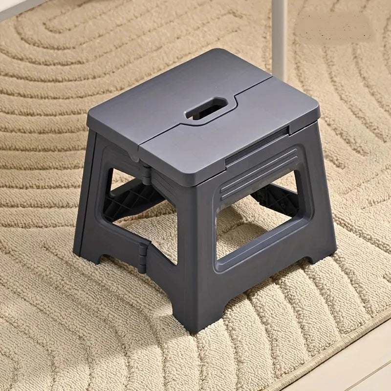 Portable Adjustable PP Stool Non Slip Lightweight Space Saving Seat for Kitchen Bathroom Travel Fishing Home
